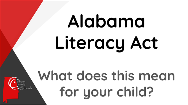  Alabama Literacy Act Slideshow
